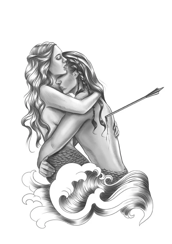 Иллюстрация к книге — Песня русалки [book-illustration-1.webp]