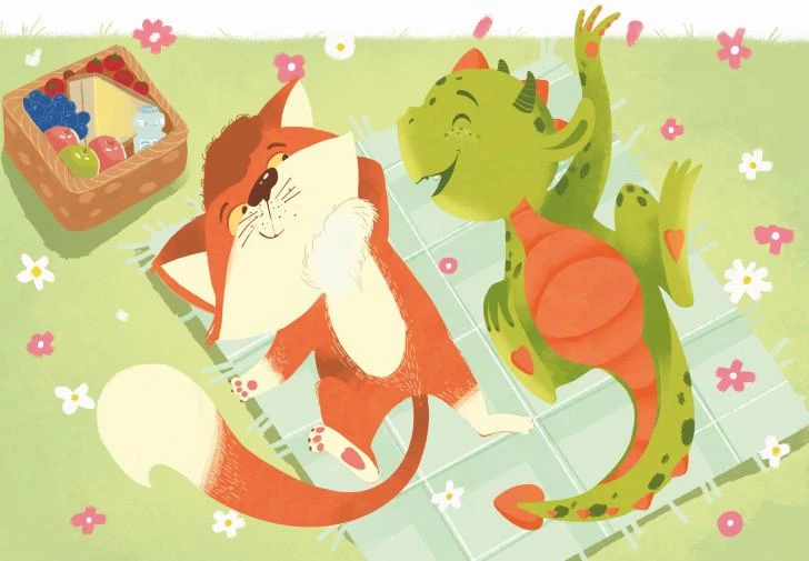 Иллюстрация к книге — Приключения дракона и кота. Большое путешествие [i_003.webp]