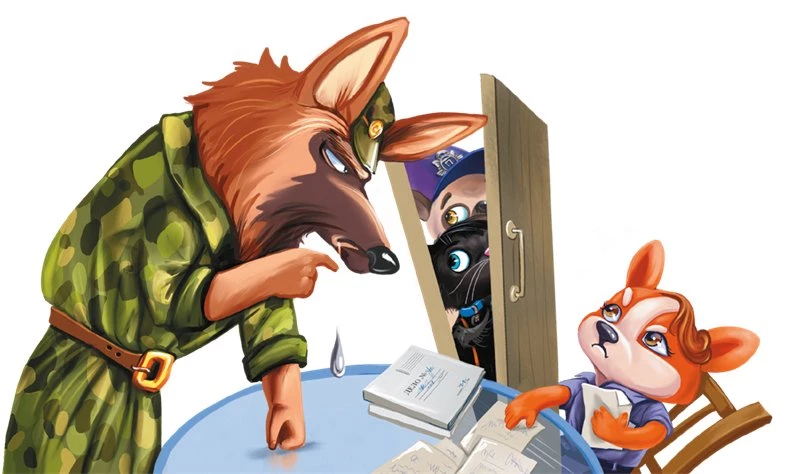 Иллюстрация к книге — Кот Мурмяу: детектив-неудачник. Съедобное преступление в городе псов [i_027.webp]