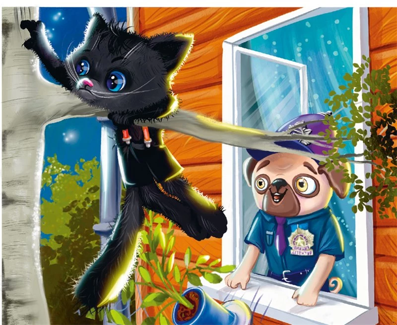 Иллюстрация к книге — Кот Мурмяу: детектив-неудачник. Съедобное преступление в городе псов [i_035.webp]