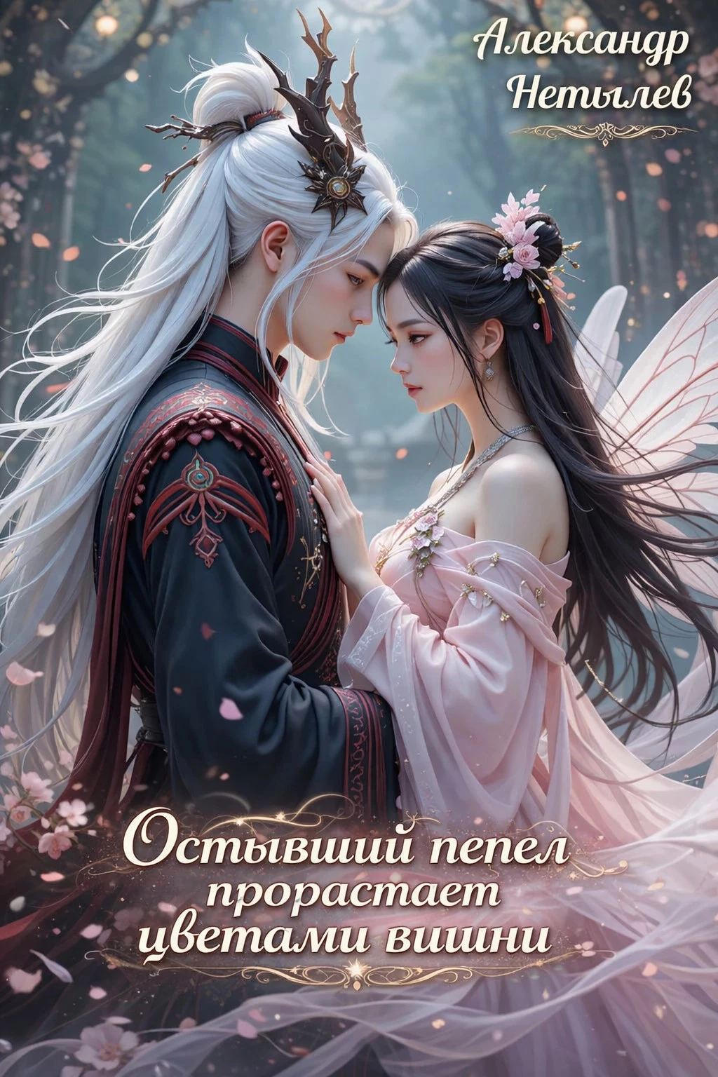 Книга Остывший пепел прорастает цветами вишни