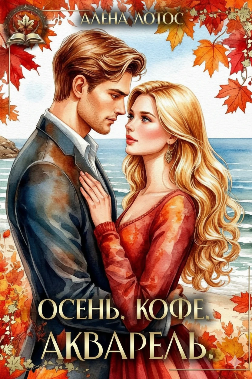 Книга Осень. Кофе. Акварель