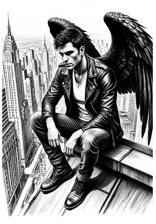 Иллюстрация к книге — Падший и Святая [i_001.webp]