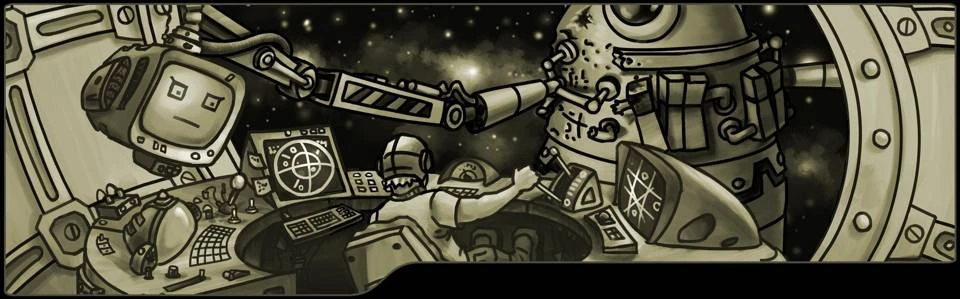 Иллюстрация к книге — Космические Рейдеры [book-illustration-11.webp]