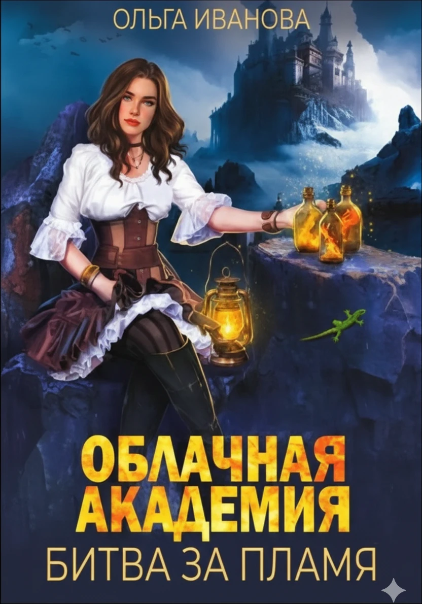 Книга Облачная академия. Битва за пламя
