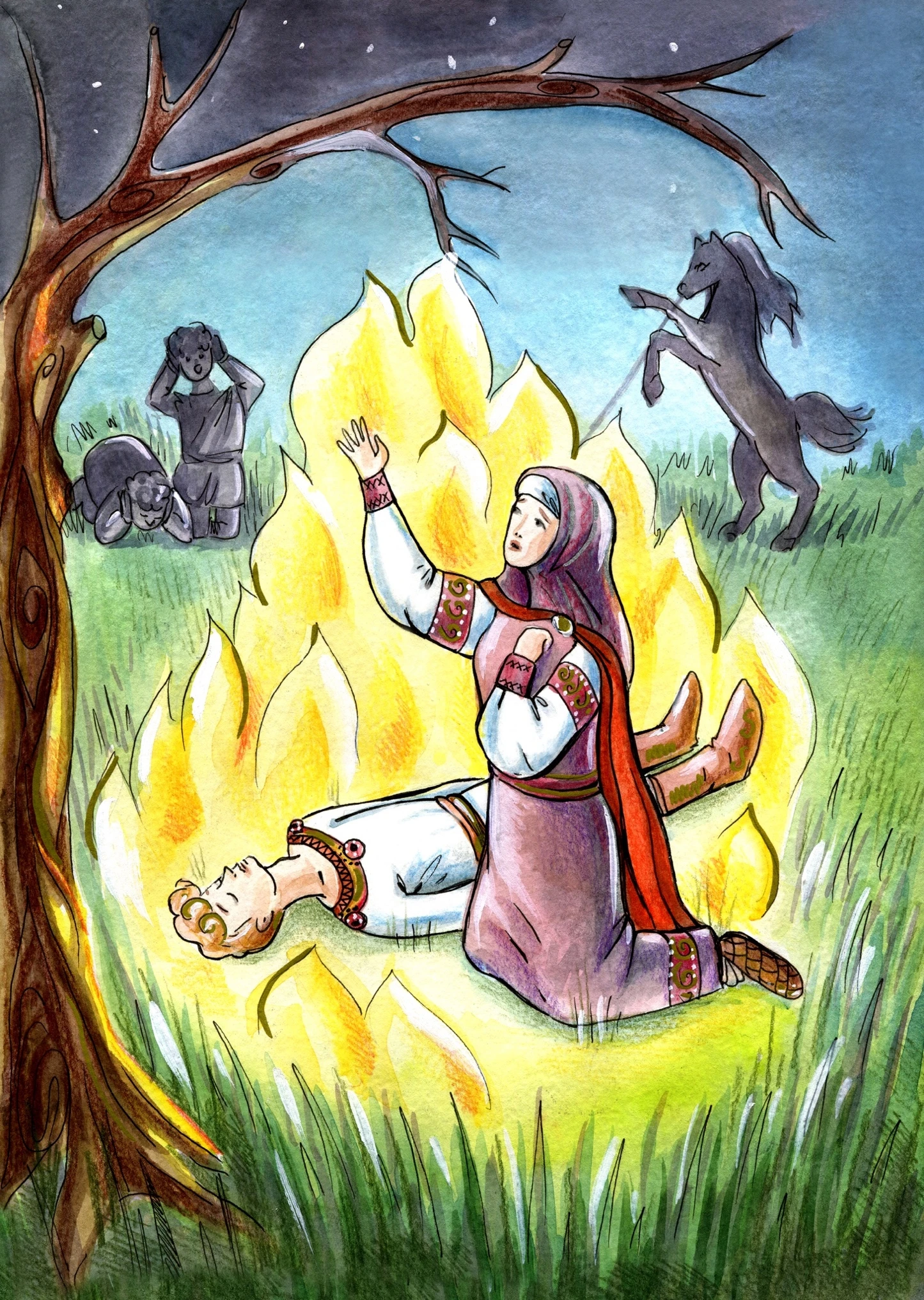 Иллюстрация к книге — Любовь в былинном стиле [book-illustration-16.webp]