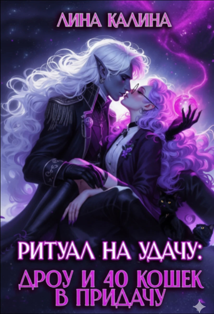 Книга Ритуал на удачу: дроу и 40 кошек в придачу. Книга 2