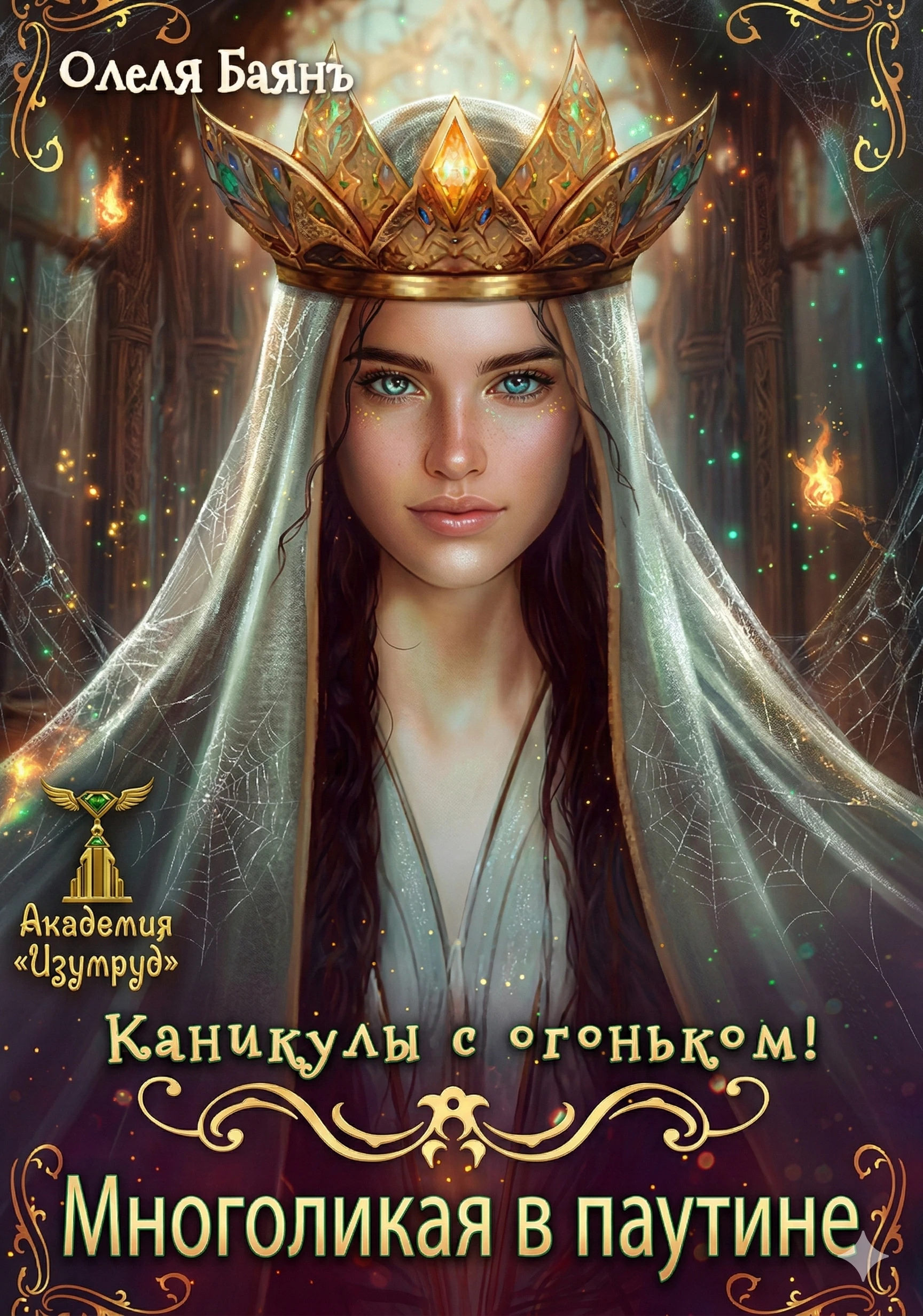 Книга Многоликая в паутине. Каникулы с огоньком