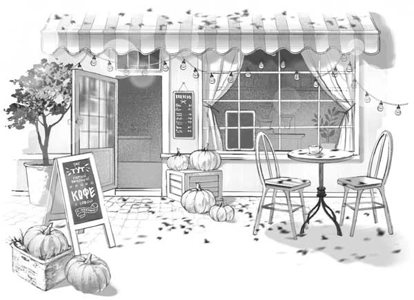 Иллюстрация к книге — Любовь и пряный латте [book-illustration-37.webp]