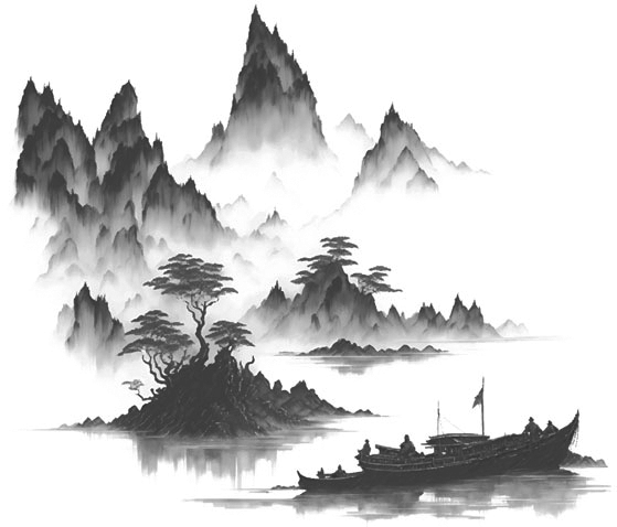 Иллюстрация к книге — Луна освещает путь в тысячу ли. Том 1 [book-illustration-17.webp]