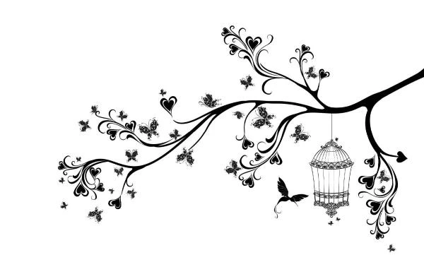 Иллюстрация к книге — Птица, влюбленная в клетку [book-illustration-3.webp]