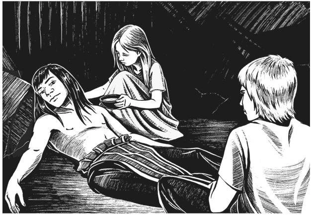 Иллюстрация к книге — Тайна серых пещер [book-illustration-19.webp]