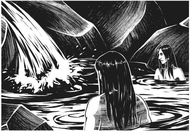 Иллюстрация к книге — Тайна серых пещер [book-illustration-23.webp]