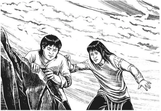 Иллюстрация к книге — Тайна серых пещер [book-illustration-8.webp]