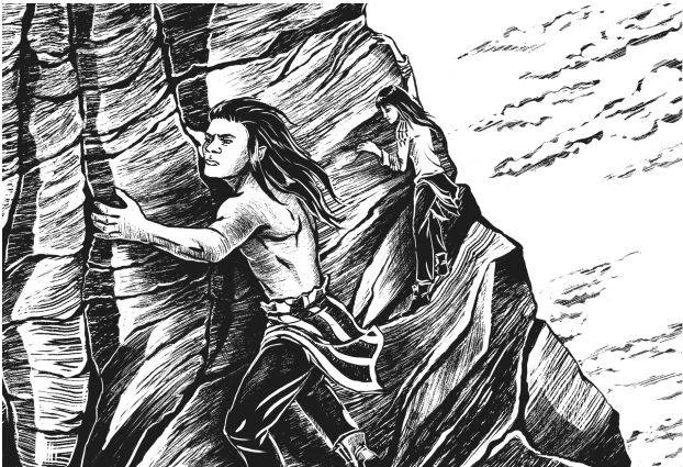 Иллюстрация к книге — Тайна серых пещер [book-illustration-9.webp]