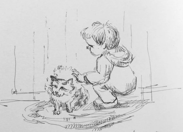 Иллюстрация к книге — Монологи бездомного кота [book-illustration-5.webp]