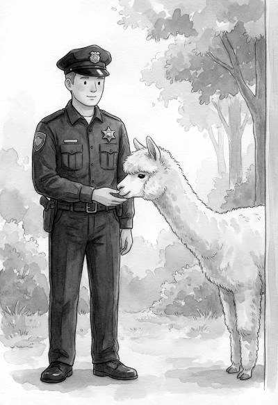 Иллюстрация к книге — Альпаки и алиби [book-illustration-8.webp]