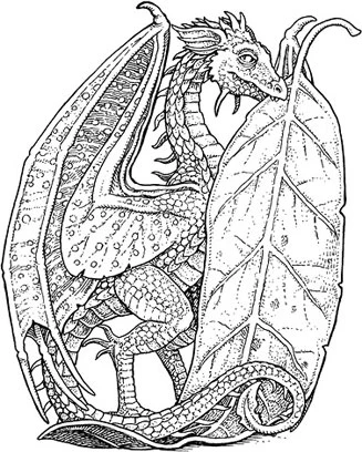 Иллюстрация к книге — Сфинкс, дракон и девочка с птицей [book-illustration-25.webp]