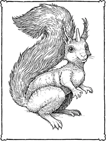 Иллюстрация к книге — Сфинкс, дракон и девочка с птицей [book-illustration-54.webp]