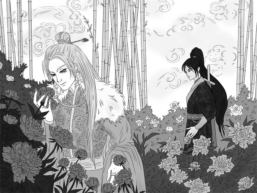 Иллюстрация к книге — Цветы пиона на снегу. Том 5 [book-illustration-10.webp]