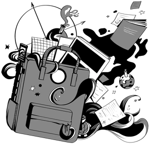 Иллюстрация к книге — Дух чернильницы. История о том, как победить страх писа́ть [book-illustration-7.webp]