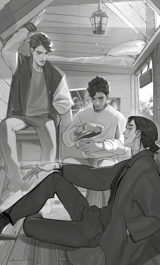 Иллюстрация к книге — Drama Kings, или Короли неприятностей [book-illustration-7.webp]