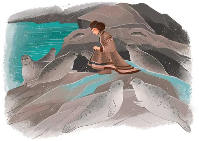 Иллюстрация к книге — Мифы северных народов России для детей [book-illustration-17.webp]