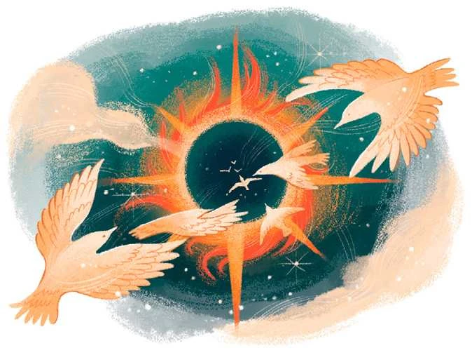 Иллюстрация к книге — Мифы северных народов России для детей [book-illustration-40.webp]
