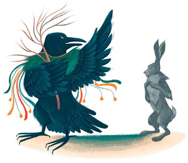 Иллюстрация к книге — Мифы северных народов России для детей [book-illustration-55.webp]