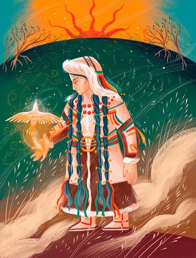 Иллюстрация к книге — Мифы северных народов России для детей [book-illustration-58.webp]