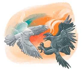 Иллюстрация к книге — Мифы северных народов России для детей [book-illustration-75.webp]