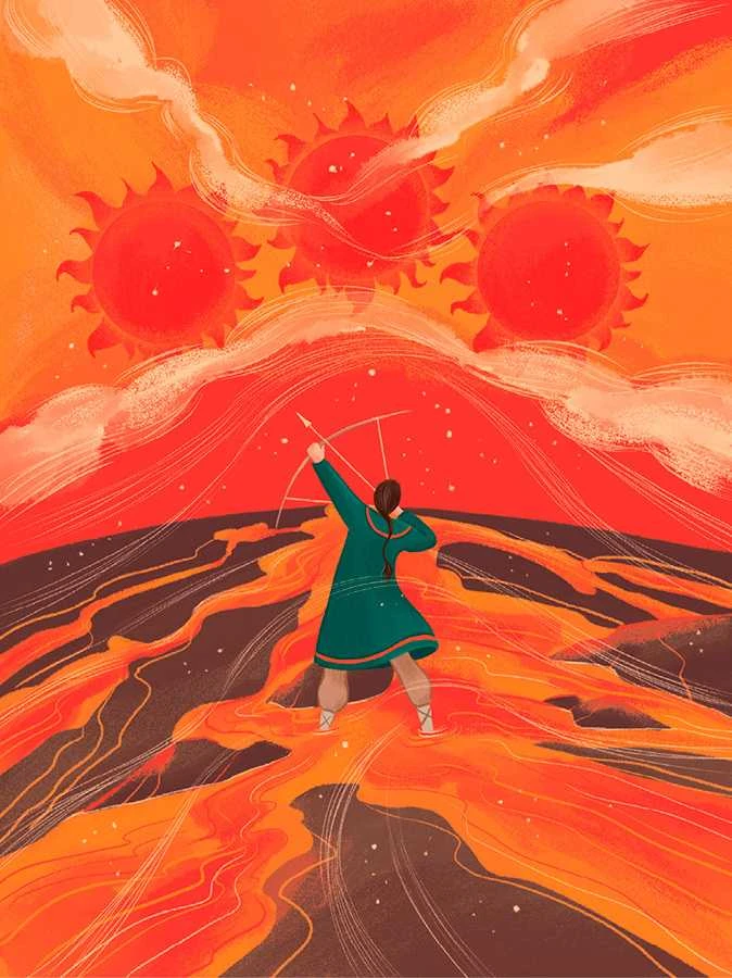 Иллюстрация к книге — Мифы северных народов России для детей [book-illustration-78.webp]