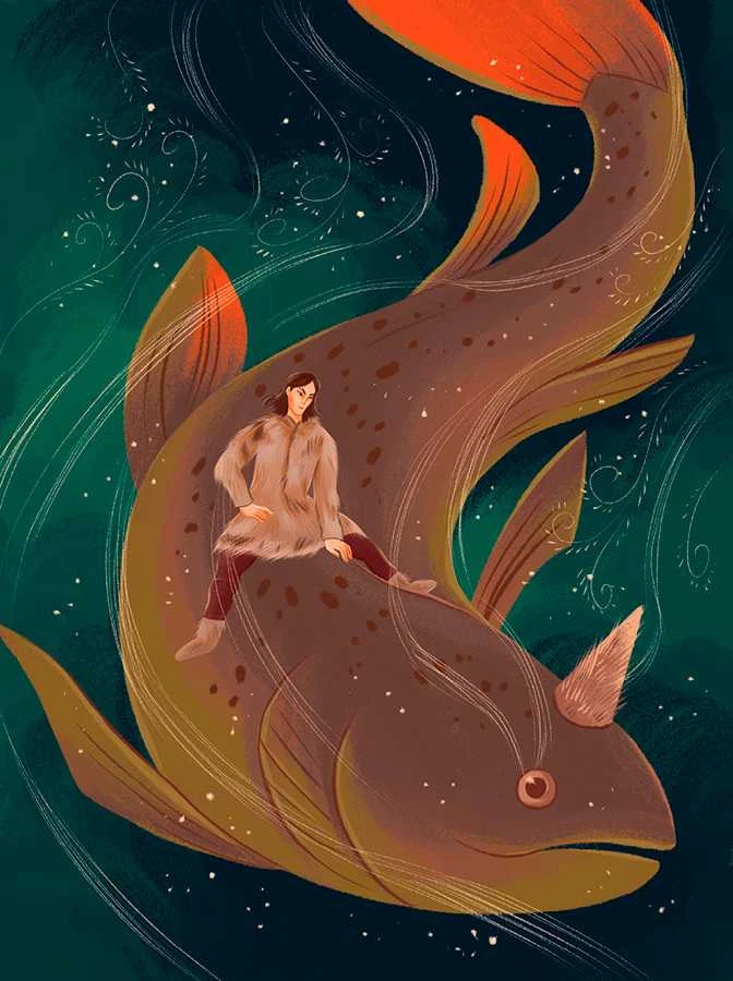 Иллюстрация к книге — Мифы северных народов России для детей [book-illustration-79.webp]