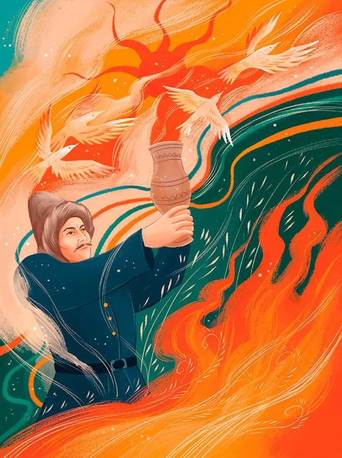 Иллюстрация к книге — Мифы северных народов России для детей [book-illustration-80.webp]