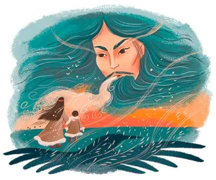 Иллюстрация к книге — Мифы северных народов России для детей [book-illustration-81.webp]