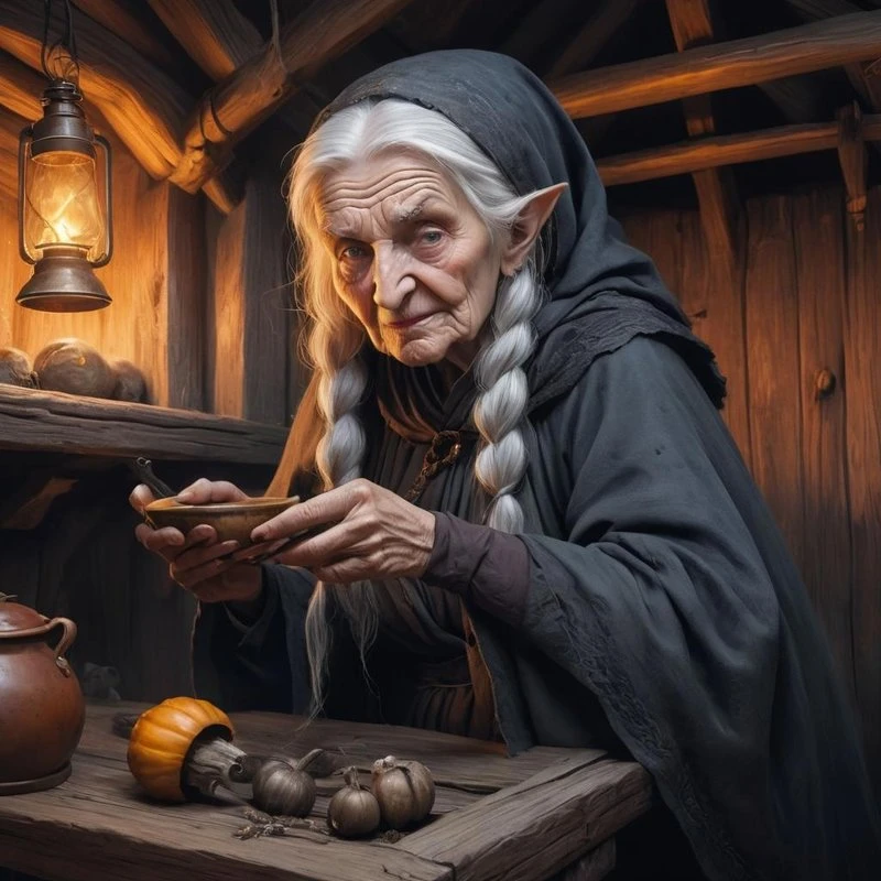Иллюстрация к книге — Там, где изба на курьих ножках... [book-illustration-10.webp]