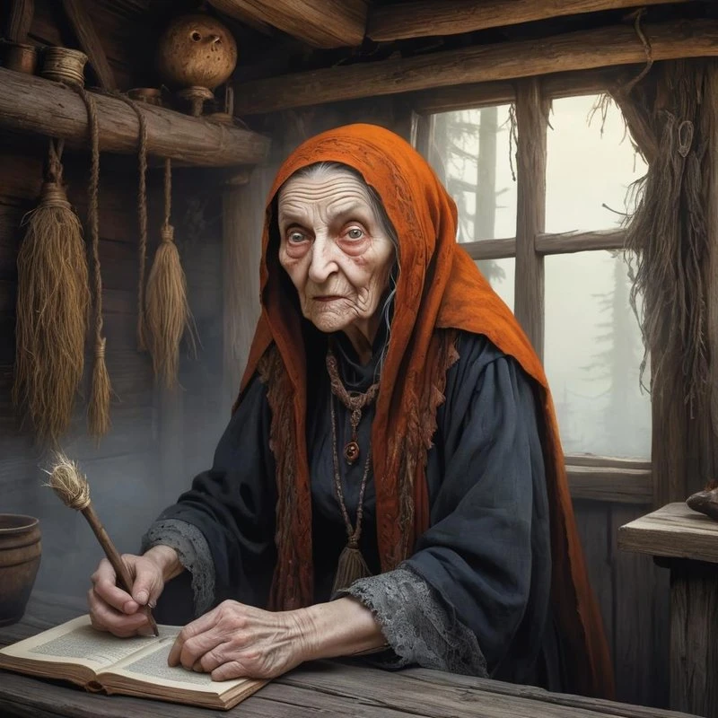 Иллюстрация к книге — Там, где изба на курьих ножках... [book-illustration-15.webp]