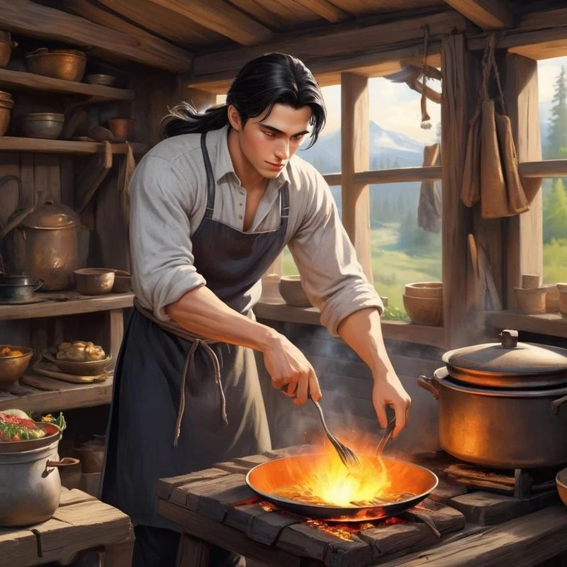 Иллюстрация к книге — Там, где изба на курьих ножках... [book-illustration-22.webp]