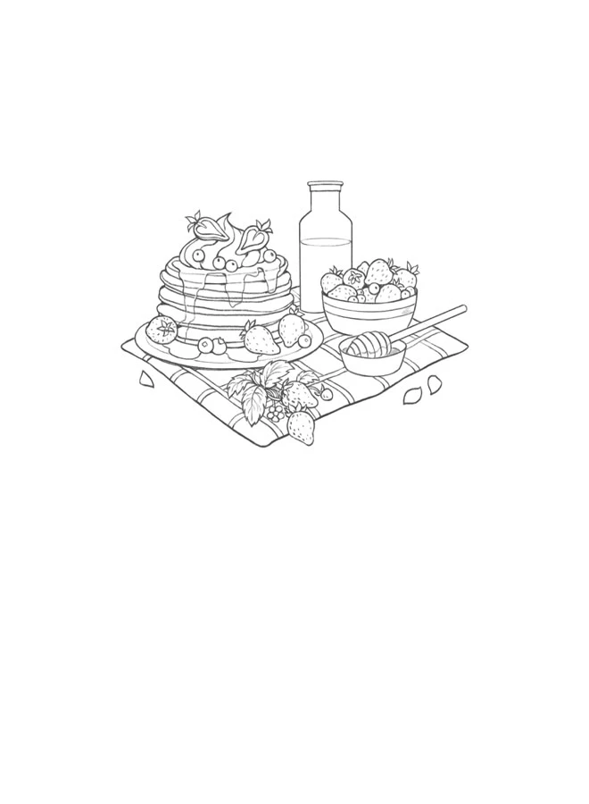 Иллюстрация к книге — Блинная «Клубничная грядка» [book-illustration-1.webp]
