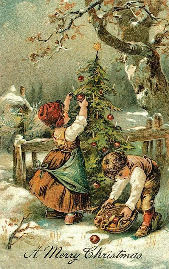 Иллюстрация к книге — Новый год и Рождество. Волшебная история зимнего праздника от древности до наших времён [book-illustration-60.webp]