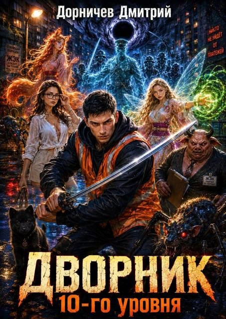Книга Дворник 10-го уровня. Том 4