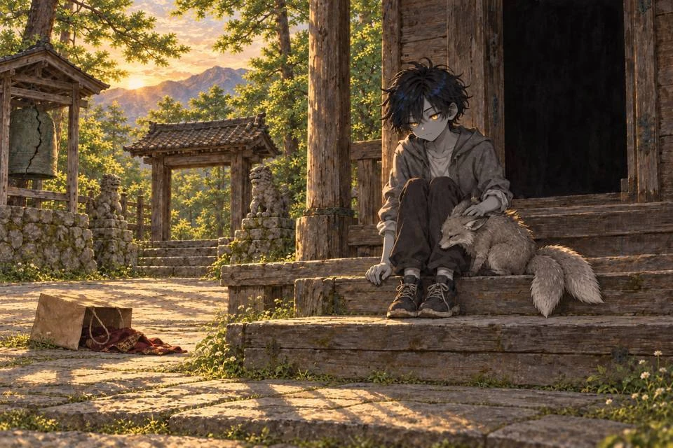 Иллюстрация к книге — Демон из средней школы. Повесть вторая [book-illustration-9.webp]